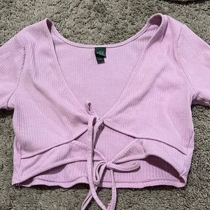 Purple Crop Top